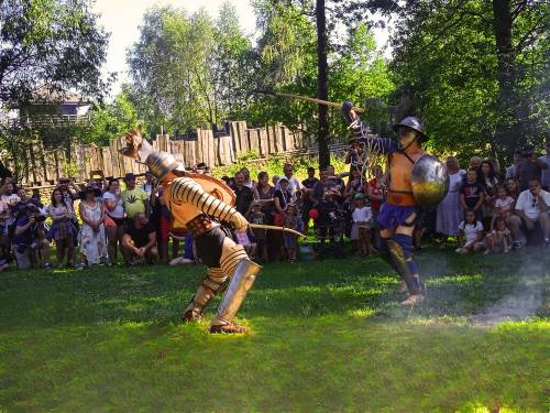Pokaz walk gladiatorów ze szkoły gladiatorskiej Lvdvs Magnvs Cacti.